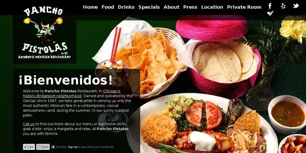 Webdesign responsive Panchopistolas.com