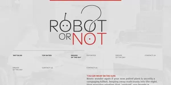 Webdesign responsive Robot…or Not?