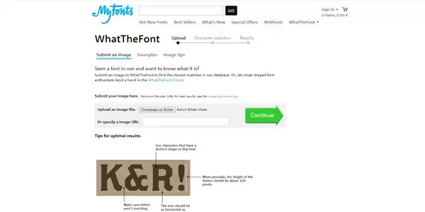 What the font