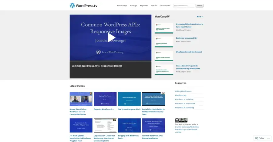 Wordpress tv