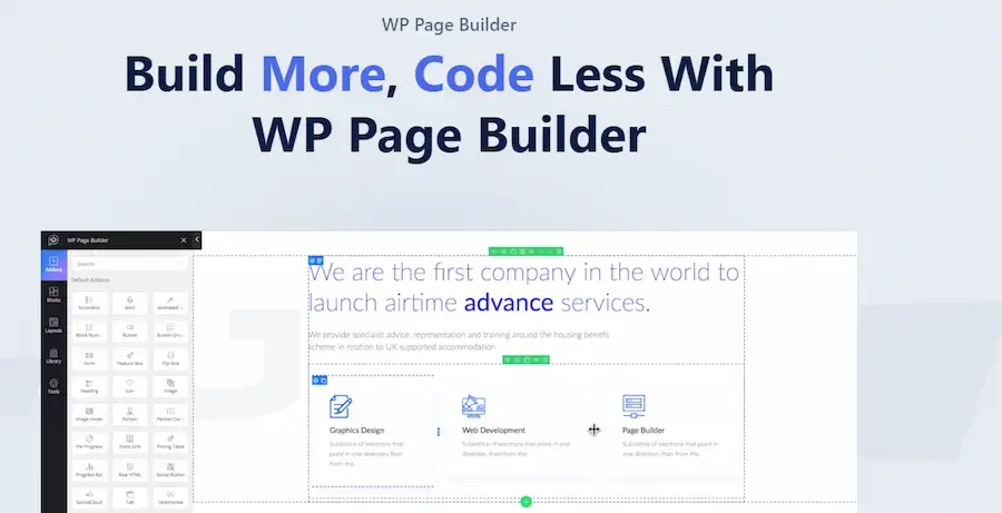 Wp page builder WordPress