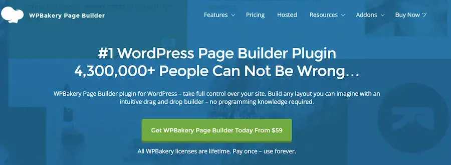 Wpbakery page builder WordPress